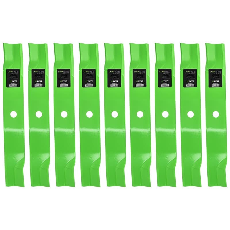 LawnRAZOR Blade for John Deere 737 757 TCU15881 M128485 M131958 High Lift 9 Pack