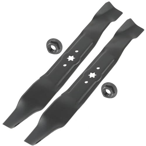 42" Deck Blades w/Nuts for MTD LT4200 T110 T130 T210 Z510 ZTS42 CLT42 CYT4220