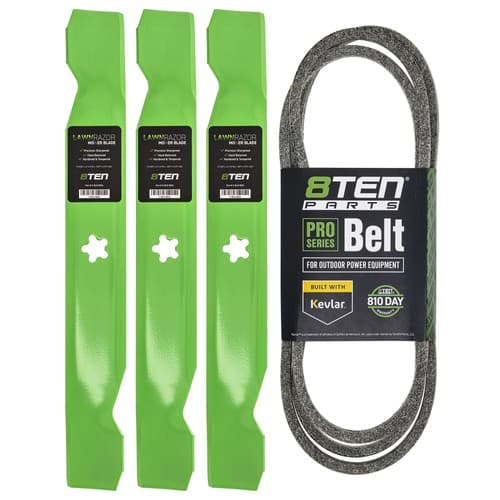 8TEN Blade Belt Kit for Husqvarna GT200 GTH 220 2250 2350 250 50 Inch 532137380