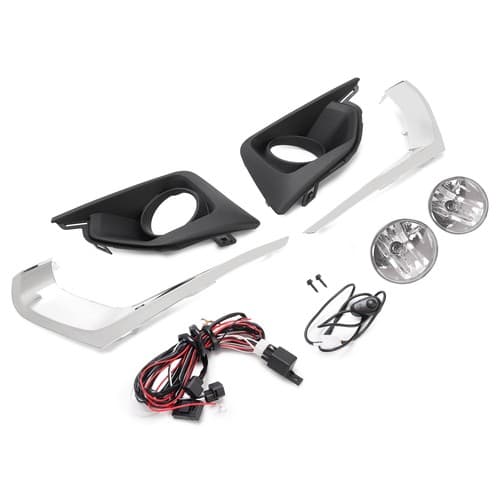 Driving Fog Lights Lamps+Bezel+Harness +Switch Kits For 2018-2021 Chevy Traverse