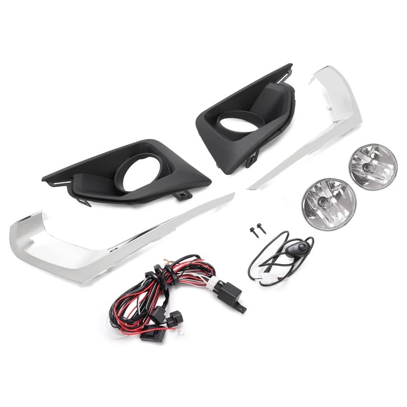 Driving Fog Lights Lamps+Bezel+Harness +Switch Kits For 2018-2021 Chevy Traverse