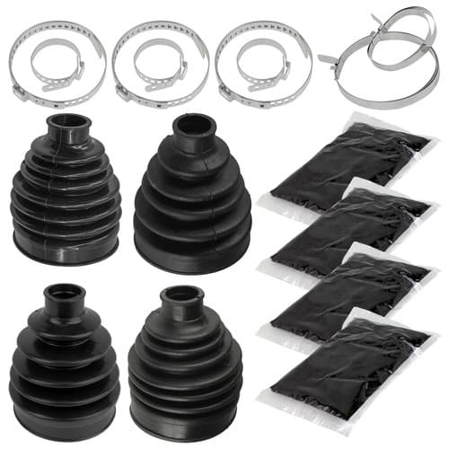 Front & Rear Axle Inner Outer CV Boot Kit For Polaris Ranger XP 1000 2024-2025