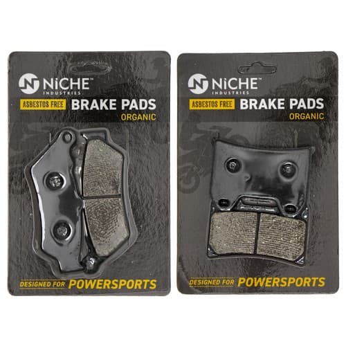 NICHE Brake Pad Set for Victory Touring Cruiser Kingpin Vegas Front Rear Organic