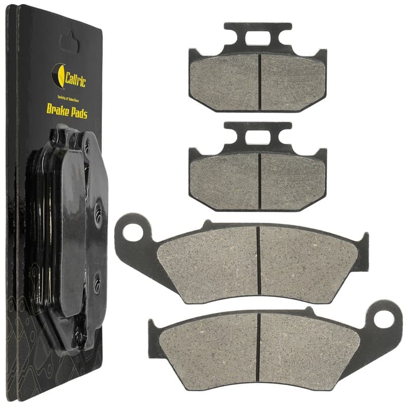 Caltric Front and Rear Brake Pads for Kawasaki KX125 1994 / KX250 1994