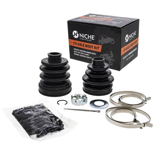 NICHE Front CV Axle Boot Kit for Suzuki 54930-19B21 54931-19B21 Eiger 400 ATV