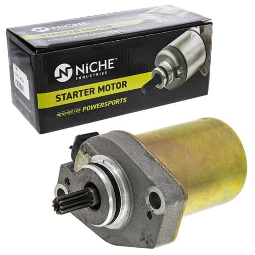 NICHE Starter Motor Assembly for Yamaha Zuma 50 YW50 4WX-H1800-01-00