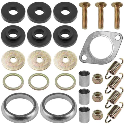 Exhaust Muffler Kit for Polaris Sportsman 500 4X4 HO 2001-2006