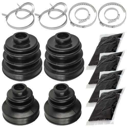 2 Rear Axle Inner Outer CV Boot Kit for Kawasaki Teryx 750 KRF750 4X4 2008-2011