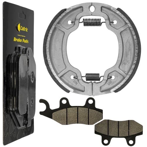 Front Brake Pads and Rear Brake Shoes for Yamaha TTR230 TT-R230 2005-2020