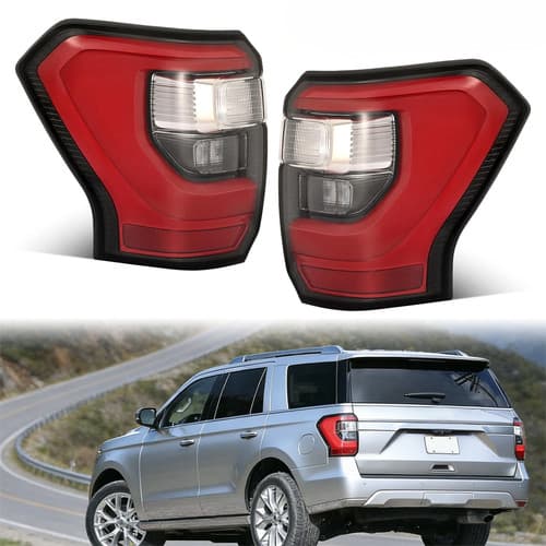 LED Rear Tail Lights Brake Lamps Pair For Ford Expedition 2018 2019 2020 2021