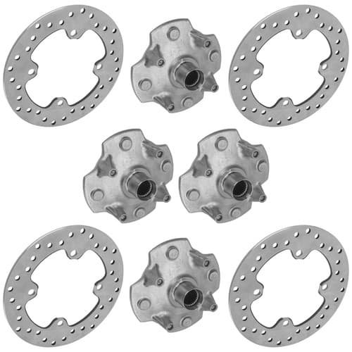 Wheel Hubs And Disc Rotors For Honda Pioneer 1000 SXS1000M3 2017-21  Front/Rear