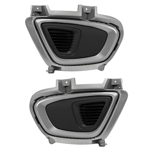 Pair Fog Light Bezel Trim Bumper Lamp Cover For Kia Sorento EX/L/LX 2016-2018