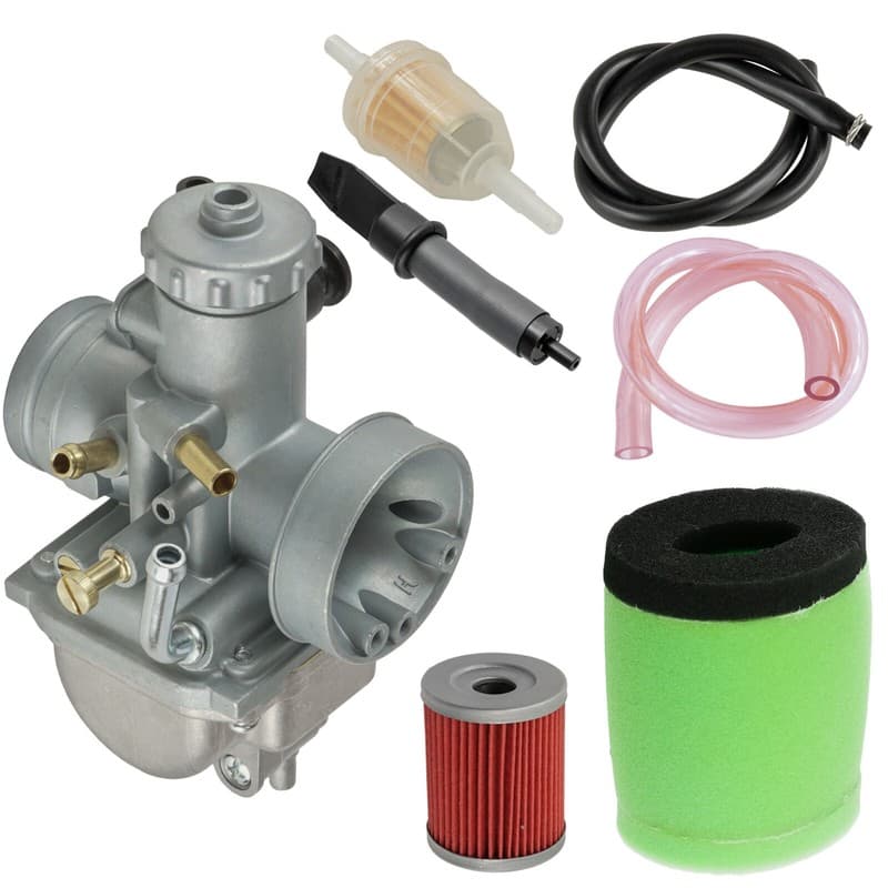 Air & Oil Filters With Carburetor For Suzuki Quadrunner 250 LTF250 4x4 1987-1989