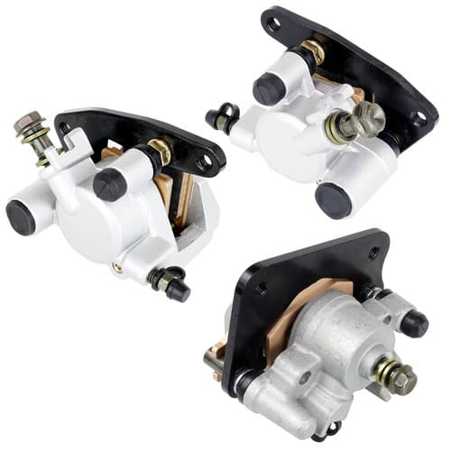 For Yamaha Kodiak 400 YFM400FA 4X4 2005-2006 Front Rear Brake Caliper W/ Pads