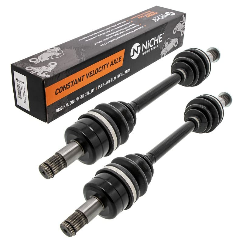 NICHE Front CV Axle Drive Shaft for Yamaha Grizzly 700 3B4-2518E 3B4-2510J 2Pack