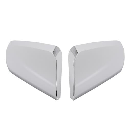 Pair For Chevy Impala 2014-2020 Exterior Side Wind Mirror Cover Caps Chrome