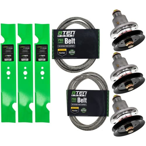 Deck Rebuild Kit Blade Spindle Belt for Exmark Lazer Z HP LHP4818KC 48 Inch