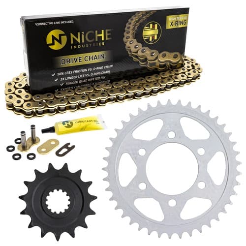 Sprocket Chain Set for Kawasaki Z1000SX Ninja 1000 15/41 Tooth 525 X-Ring Kit