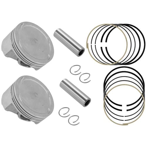 Caltric Piston & Ring Kit for Kawasaki Teryx 800 KRF800 2014-2023 84.3mm 2x