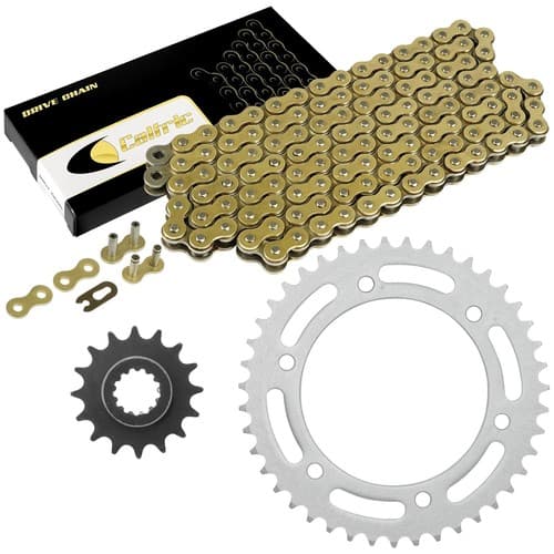 Drive Chain & Sprockets Kit for Honda CBR600RR 2003 2004 2005 2006 Gold