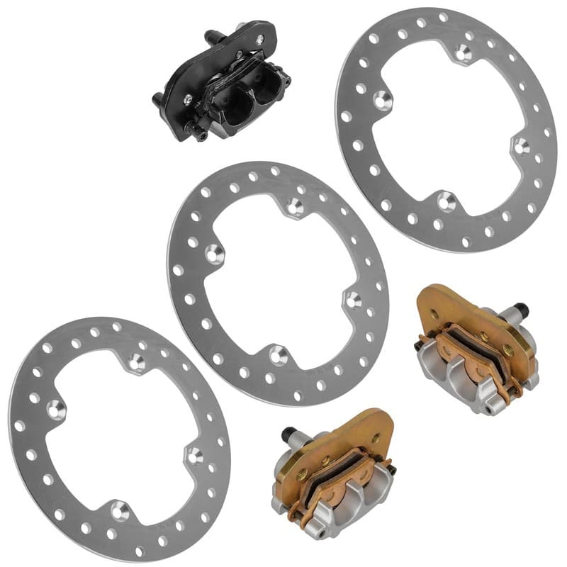 Fr. R/L & Rear Brake Disc with Caliper for Can-Am CanAm Outlander L MAX 500 2015