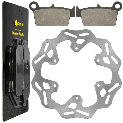 Rear Brake Disc Rotor W / Brake Pad Fits Yamaha YZ125 YZ250 YZ450F 2003 - 2025