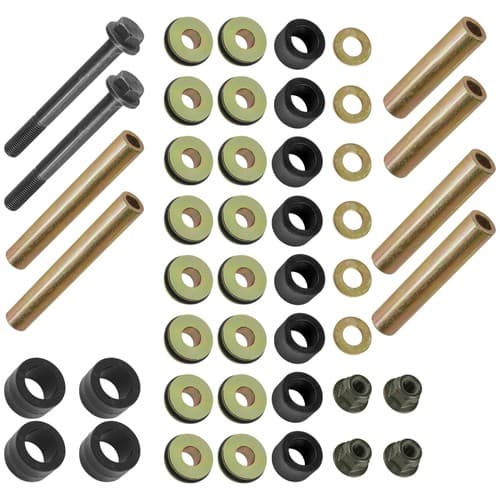 Caltric Rear A-Arm Bushing Kit for Polaris RZR S 1000 2020 Lower Left & Right