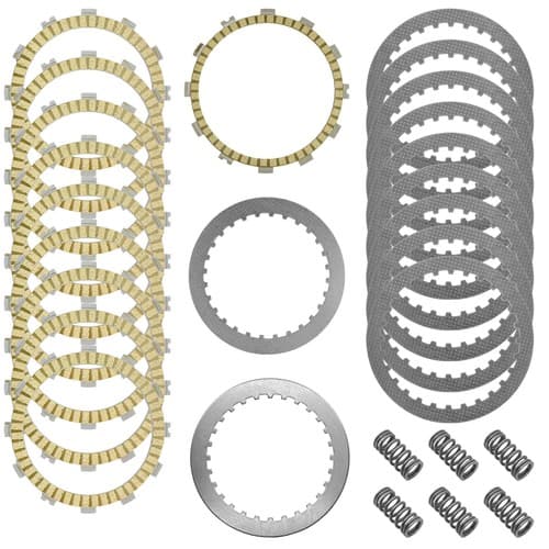 Clutch Friction w/ Steel Plates Spring Kit for Kawasaki Ninja H2R ZX1000 2015-23