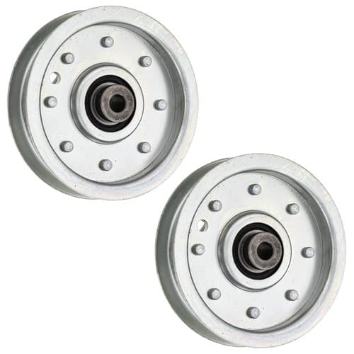 Flat Idler Pulley Set for Cub Cadet 365 2150 LT1045 RZT42 LT1046 1600 2-Pack