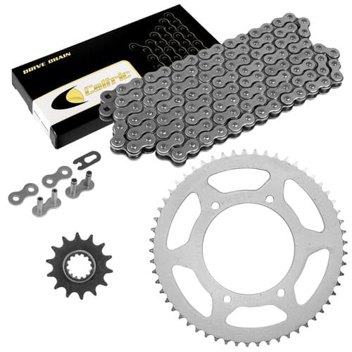 Drive Chain & Sprockets Kit for Kawasaki KLX125L 2003 2004 2005 2006