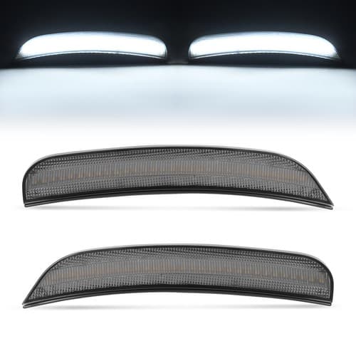 2PCS Smoke Lens LED Rear Fender Side Marker Lights Lamps For Chrysler 300 15-23