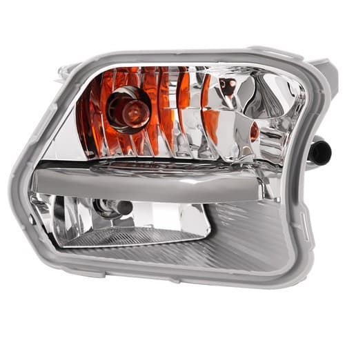 Right Side Fog Light Parking Lamp W/ Bulbs For Ford Escape Kuga 2017-2019 Chrome
