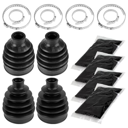 2 Rear Axle Outer And Inner CV Boot Kit for Polaris Scrambler 850 HO 2013 15-17