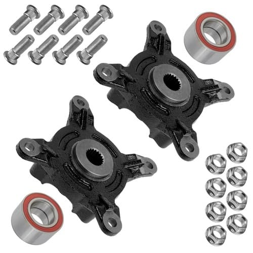 Front L&R Wheel Hub w/ Bearing & Hardware for Polaris Sportsman 700 2002