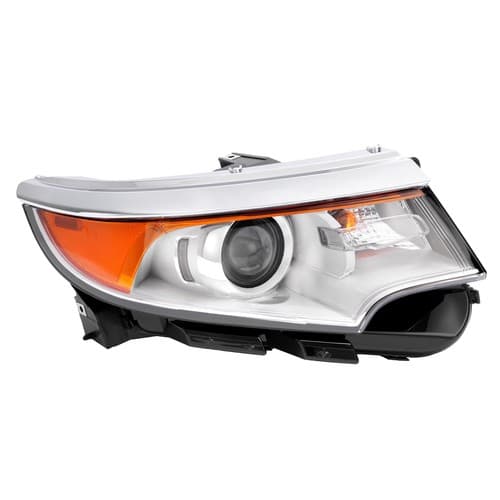 For 2011-2014 Ford Edge Halogen Right Passenger Headlight Lamp 5 Pins w/Bulbs