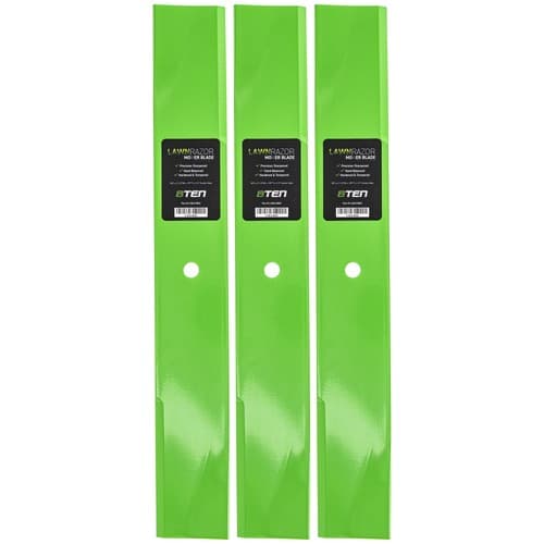 LawnRAZOR Mower Blade Set for Toro Grasshopper 27-0990 56-2390 High Lift 3 Pack