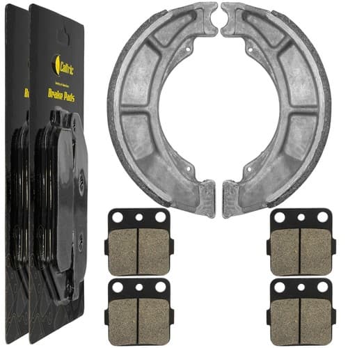 Front Brake Pads And Rear Brake Shoes for Suzuki LT-F250 Ozark 250 2007-2014