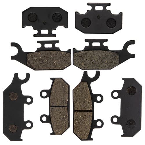 NICHE Brake Pad Kit for Can-Am Commander Max 1000 705600350 Front Rear Organic
