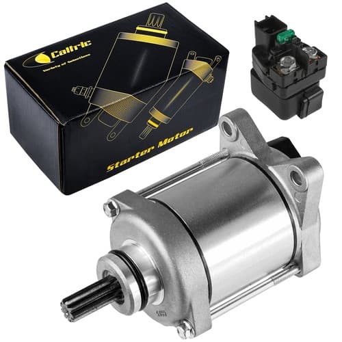 Starter w/ Relay Solenoid fits Honda TRX250TM Recon 250 2x4 08-21 Starting Motor