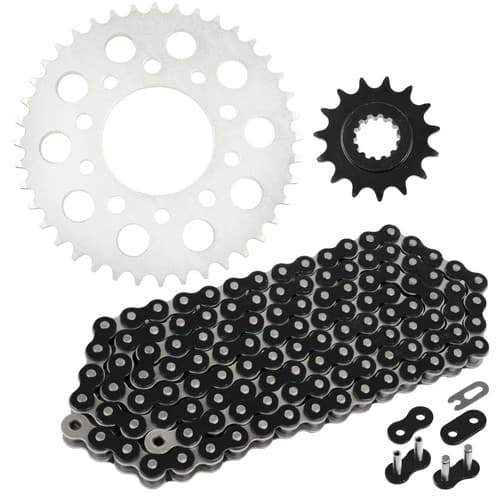 Drive Chain & Sprockets Kit for Honda CB750F RC42 1992 1993-2003 / Black
