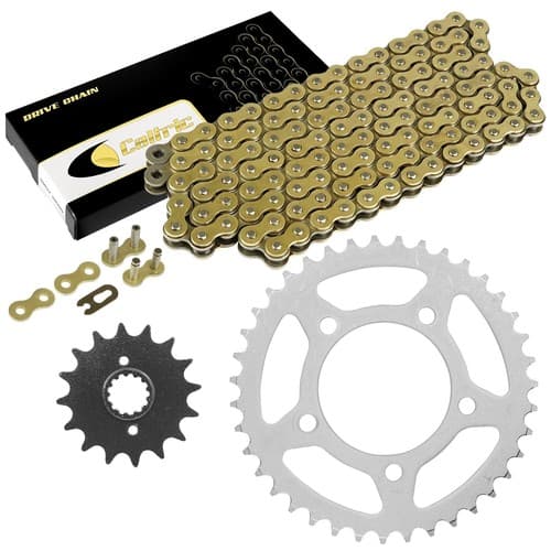Celox Drive Chain & Sprockets Kit for Suzuki GS500E GS500F GS500H 1994-2010 Gold