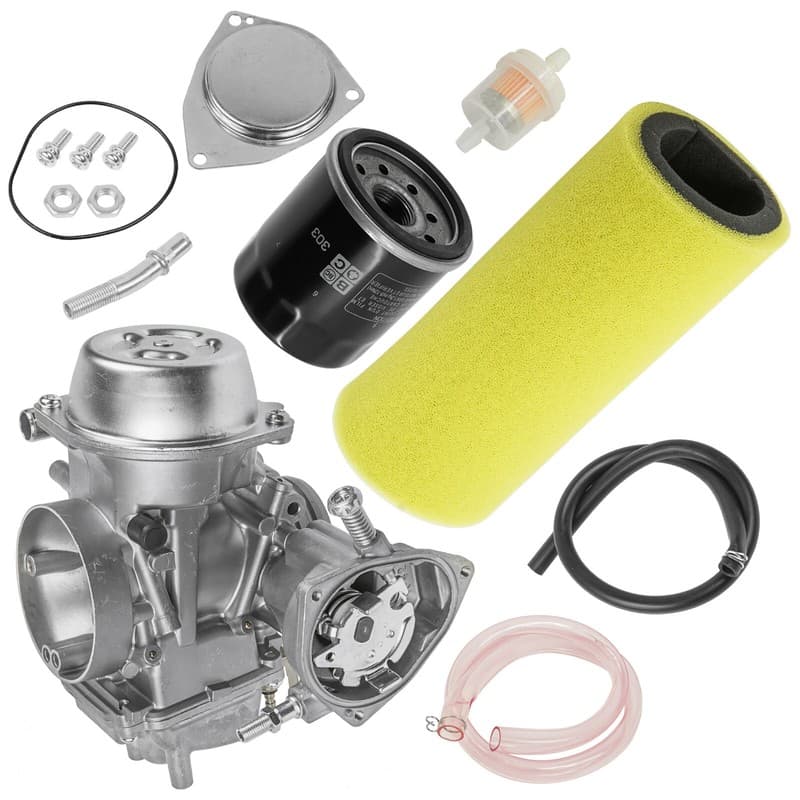 Caltric Air Filter Kit With Carburetor For Yamaha Rhino 660 YXR660 2004-2006