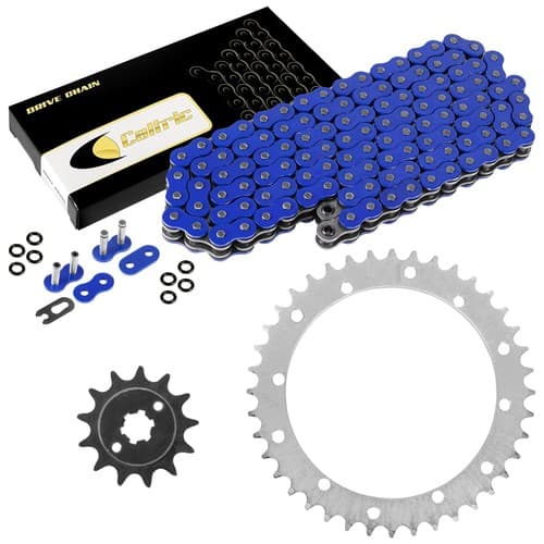 Blue O-Ring Drive Chain & Sprockets Kit for Yamaha Blaster 200 YFS200 1988-2006