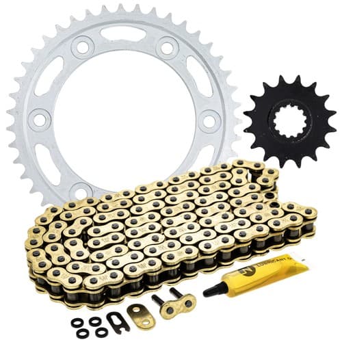 Sprocket Chain Set for Honda CBR954RR CBR929RR 16/43 Tooth 530 X-Ring Front Rear