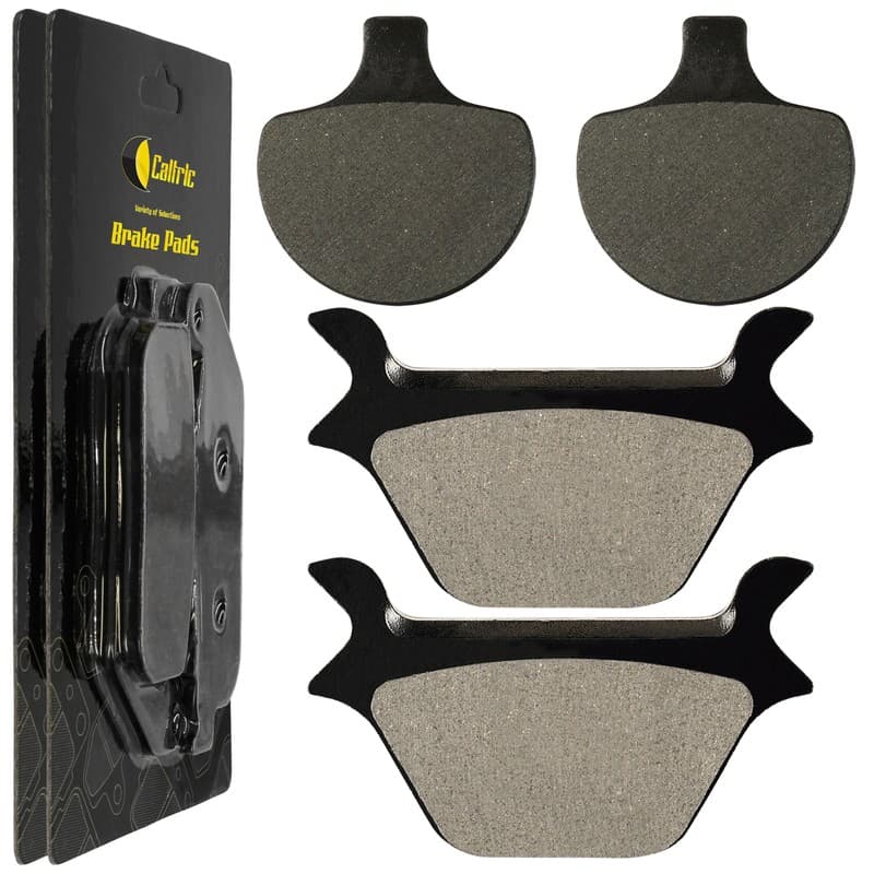 Front And Rear Brake Pads for Harley Davidson Flst Heritage Softail 1988-1990