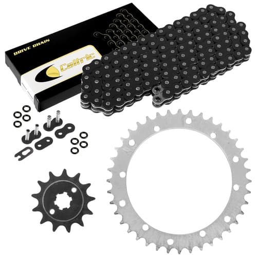 Black O-Ring Drive Chain & Sprockets Kit for Yamaha Blaster 200 YFS200 1988-06