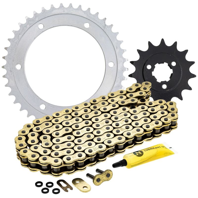 Sprocket Chain Set for Suzuki DR650SE 15/41 Tooth 525 X-Ring Front Rear Kit