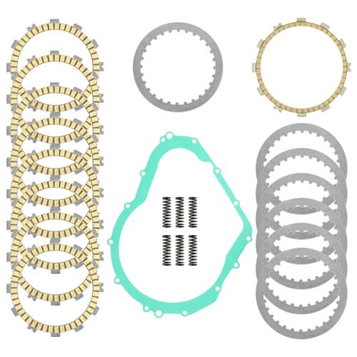 Clutch Friction Steel Plates Spring Gasket Kit for Suzuki GSX-R750 GSXR750 11-26