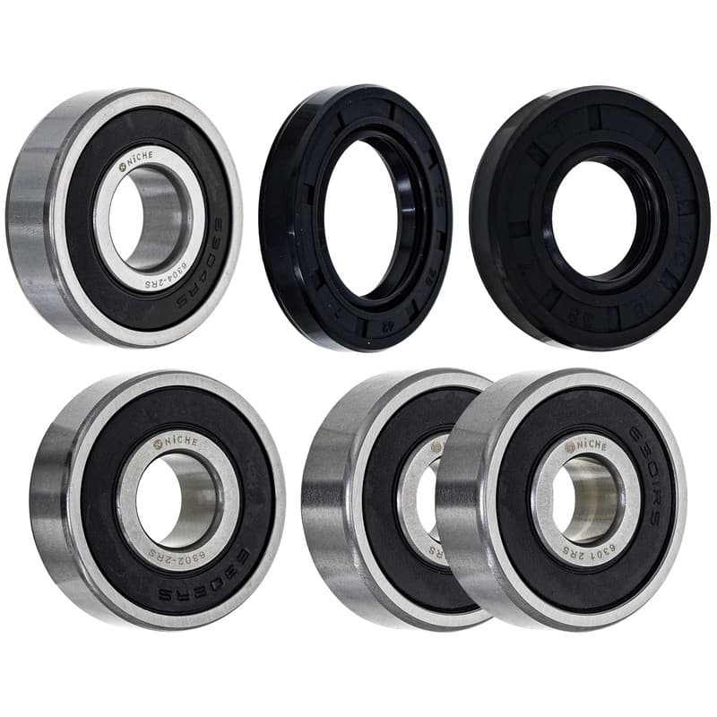 NICHE Wheel Bearing Seal Kit for Suzuki TM250 TM400 6302-2RS 6301-2RS 6304-2RS