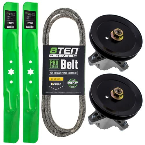 8TEN Blade Spindle Belt Kit for Troy Bilt Bronco Pony TB42 42-Inch 942-04308
